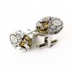 Butoni de cămașă steampunk din mecanisme ceas cu rubine încrustate • C • 